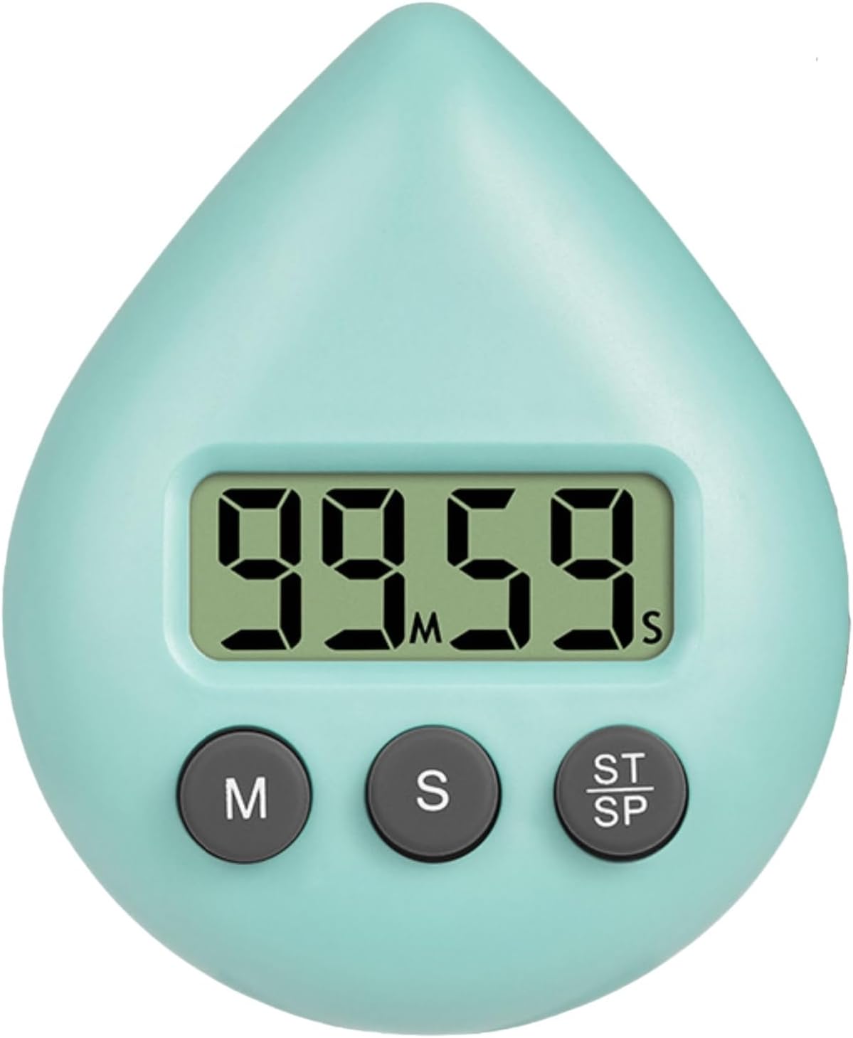 Digital Shower Timer Waterproof,Magnetic Kitchen Timer for Cooking,Bathroom Clock with Countdown Alarm,Toothbrush Timers,Waterproof Mini Timers for Shower,Kitchen,Study,Classroom-Green
