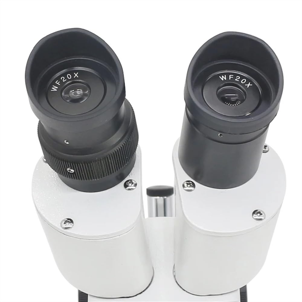 Ersatzteile für Labormikroskope Mikroskop-Okular - 1 Paar WF10X WF15X WF20X Okulare Weitfeldansicht Optische Linsenbefestigung 30 mm,5 for Stereomikroskop mit Gummi-Augenmuscheln