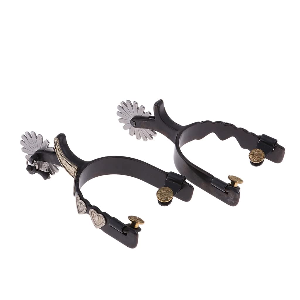 Espuelas ecuestres caballo espolones equitación equipo 16.5x9x5cm
