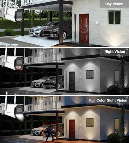 Image of smars 3MP HD WiFi Bullet Camera | IP66 Waterproof for Outdoor use| Color Night Vision | Two-Way Audio | SD Card Storage | Ideal for Home, Office & Shop Security.