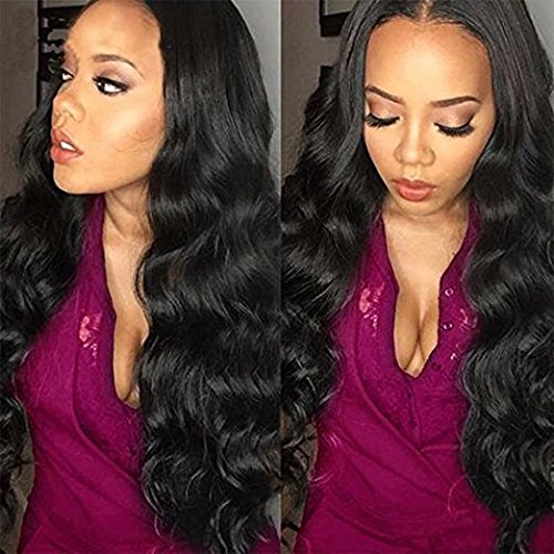 Brazilian Virgin Hair Body Wave 4 Bundles 8A Unprocessed Remy Human Hair Weave Natural Color (12 14 16 18)
