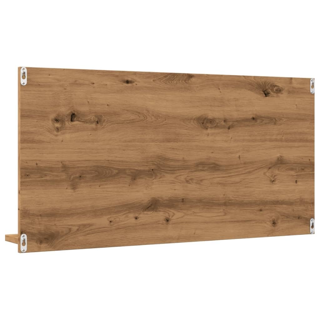 vidaXL Armoire à Miroir de Salle de Bain chêne Artisanal 90x11x45 cm, étagère à Miroir, Miroir avec étagère, étagère de Toilette avec Miroir