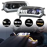 LDETXY LED Headlight Assembly for Can-Am Spyder F3, LED Head Lamps Front Lights with DRL Turn Signal