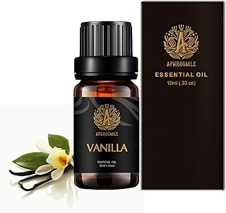Aromatherapy Essential Oil Vanilla, 100% pure Vanilla Essential Oil Fragrance, 100% Pure Vanilla Scent Essential Oil for Diffuser, Humidifier, Massage 0.33 oz - 10ml