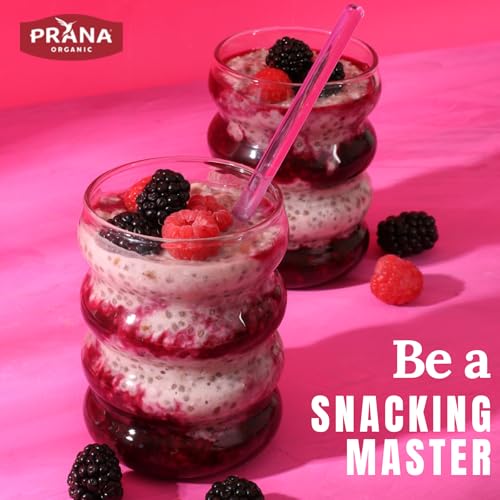 Prana Organic Overnight Chia with Oats Berry Fairy | Rich in Fiber & Protein, Vegan, Non-GMO | Ready to Eat Breakfast - 5 x 1.76 oz, Total 8.8 oz - 4 Pack
