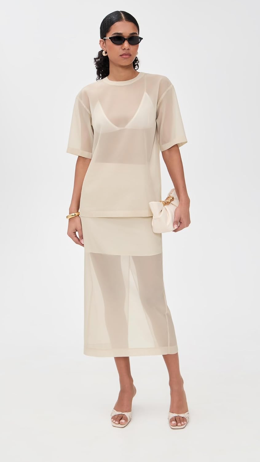 LE BOP Women's Caroline Organza Tee