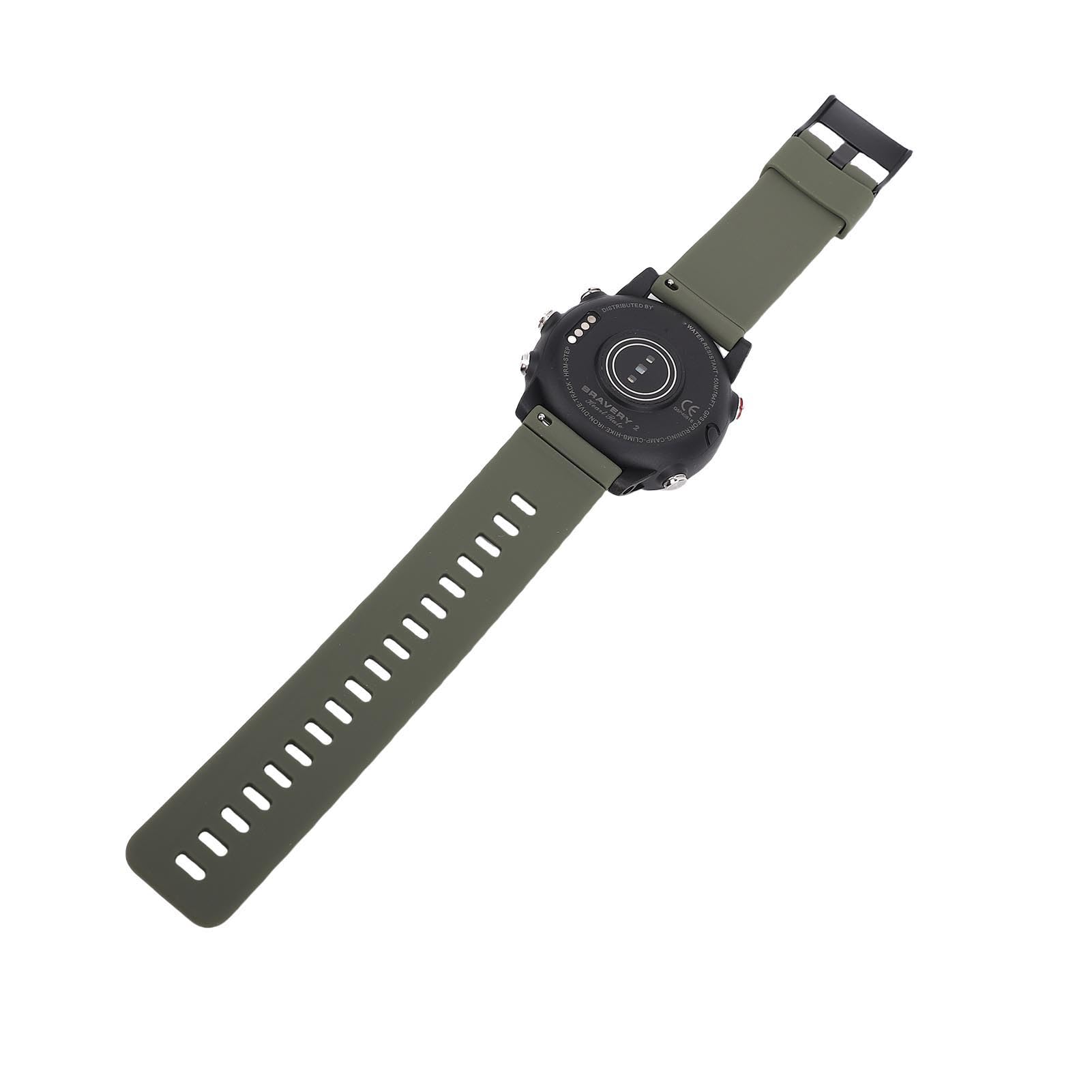 Orologio Sportivo Intelligente da 1,3 Pollici Tracker Fitness Impermeabile per attività All'aperto da Uomo con Cinturino in Silicone