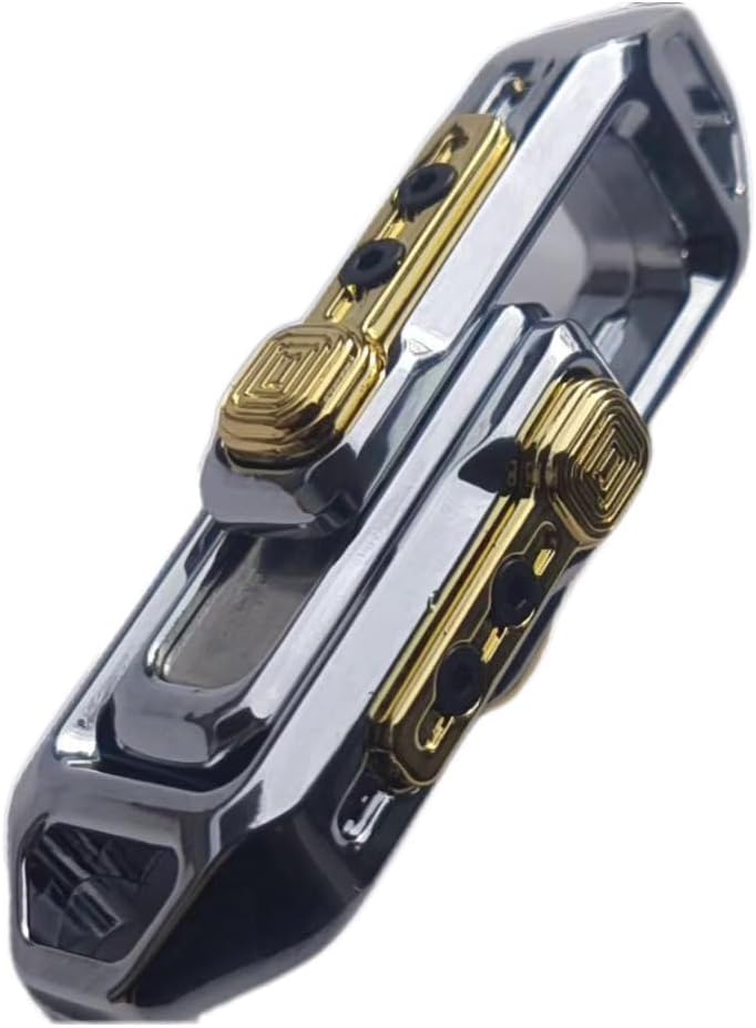 Heavy Duty Relative Lock Push Fidget Slider Stress Relief Toy, Metal Rocket EDC Creative Stress Reliever, Stress Relief Fidget Toys for Adults, Anxiety Relief & Focus Boost,High-Precision Crafted