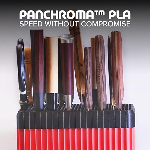 Image of Polymaker Panchroma PLA Black 3D Printer Filament 1.75mm 2KG Bundle, 2x1kg, Easy to Print, High Speed Printing, Tangle Free, AMS Compatible, Perfect for Toys, Decor, Miniatures, Models & Cosplay