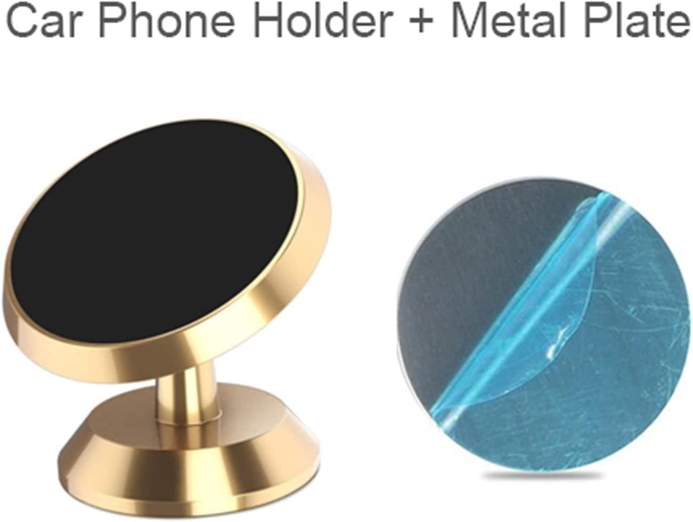 Uchwyt Telefon Samochodowy uchwyt na telefon Magnetyczny uniwersalny magnes Uchwyt stojak komórkowy Do Samochodu(Gold)