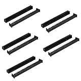 Gedotec Archivierungssystem selbstklebend CD-Halter Ordnungssystem zum Aufräumen von Leerhüllen | Flipper für 23 CDs | CD-Ständer Kunststoff schwarz | 5 Paar - DVD-Halterungen zur Aufbewahrung