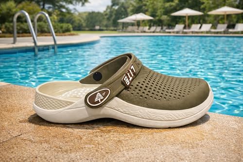 Image of PeniLo Men's Clogs Shoes | Lightweight EVA Slip-On Footwear with Anti-Slip Sole, Soft Cushion Comfort, Waterproof Garden & Casual Outdoor Sandals