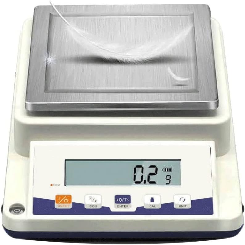 Jewelry Scales Digital Weight Grams High Precision Scale Accurate Electronic Balance Lab Laboratory Industrial Weighing and Counting Scientific (3100g/0.1g)