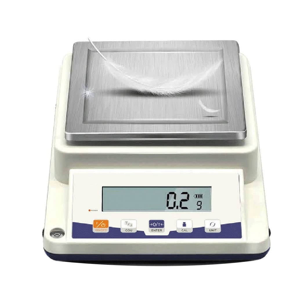 Jewelry Scales Digital Weight Grams High Precision Scale Accurate Electronic Balance Lab Laboratory Industrial Weighing and Counting Scientific,6100/0.1G (3100G/0.1G)