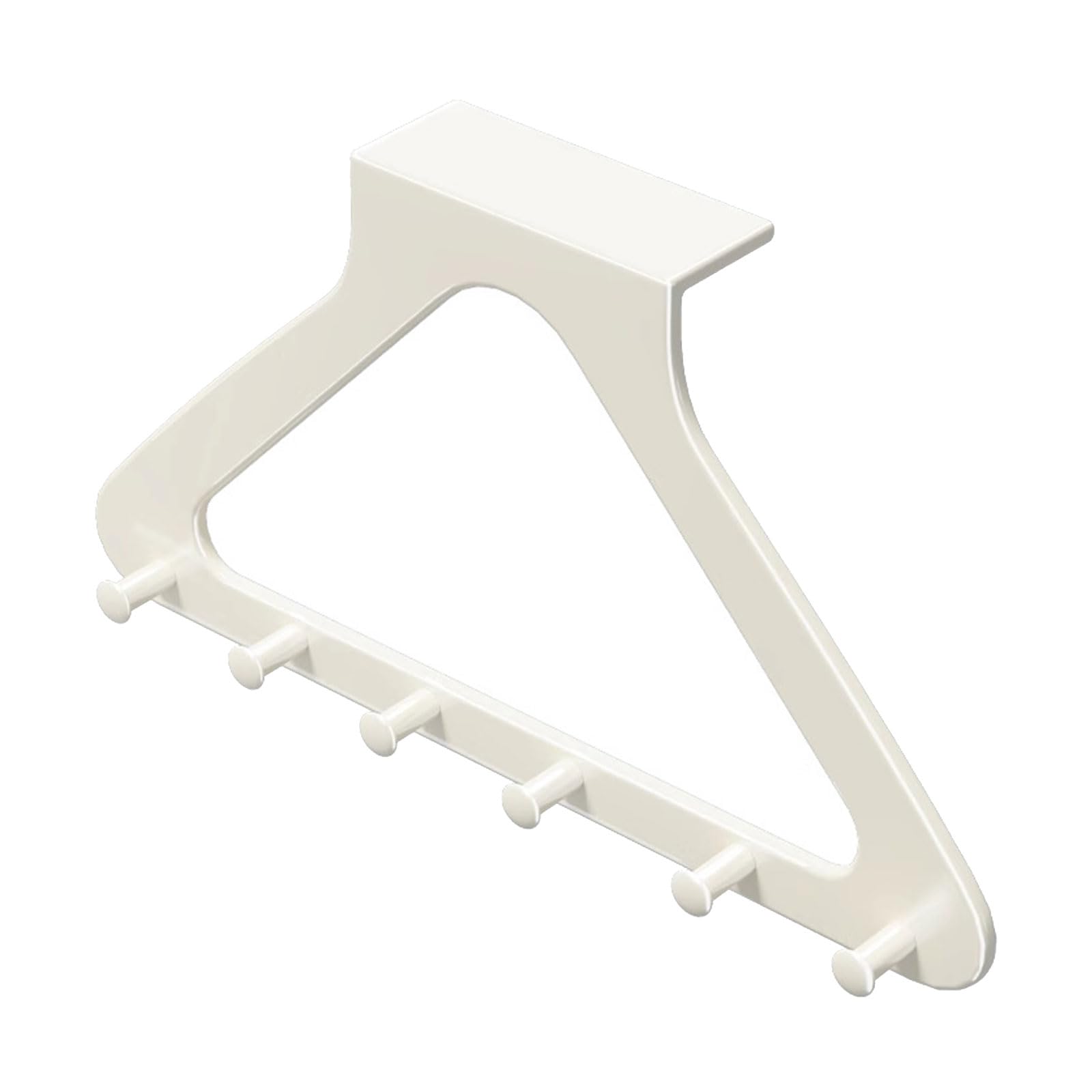 YWLUUOO Invisible Adhesive Mounted Wall Hook Sturdy Carbon Steel Hangers for Organizing Bathroom Bedroom Entry Over the Door Hook