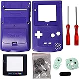 gameboy advance sp backlight kit Plattform: Game Boy Color. Timorn Vollständige Gehäuse Shell Fall Deckung Ersatz für GBC Gameboy Color (Transparent Blau)
