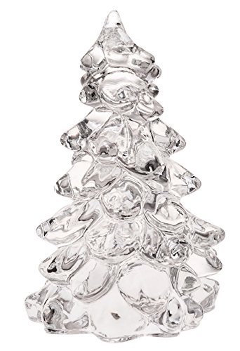 Holiday Christmas Tree - Mosser Glass USA - Large 8" (Crystal)
