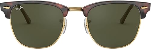 Ray-Ban - Lentes de sol cuadrados Clubmaster RB3016