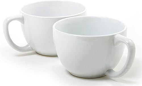 Norpro My Favorite Mugs juego de dos tazas talla única Blanco