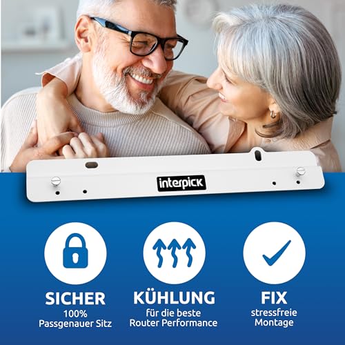 Wandhalterung für AVM FritzBox Router 7690 7590 AX 6660 Cable 7530 5530 8850 6850 6660 6890 7490