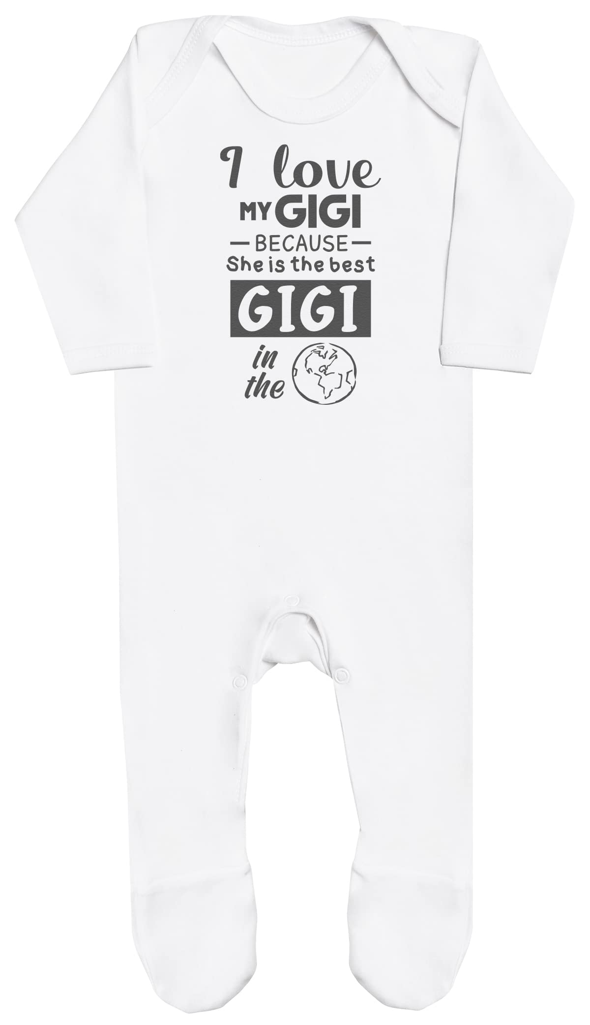 Best Gigi In The World Baby Boy Romper, Baby Girl Romper, Baby Romper - 0-3 Months White