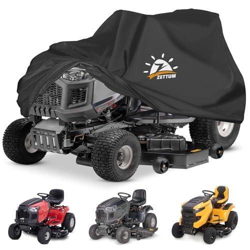 Zettum Aufsitzrasenmäher Abdeckung, Aufsitzmäher Rasentraktor Abdeckung...
