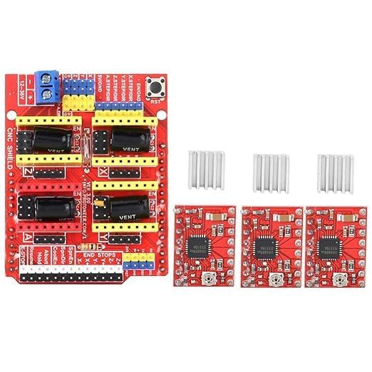 3D Printer CNC Shield V3 Engraver Expansion Board with A4988 Driver Module 3-image-27