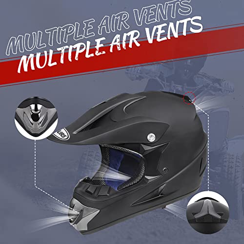 OUMURS New Black ATV Helmet