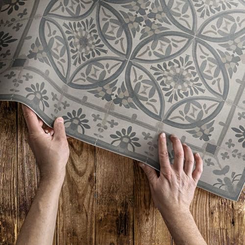 Tapis en vinyle rectangle 100x150 cm motifs géométriques pour décorer le salon - 5