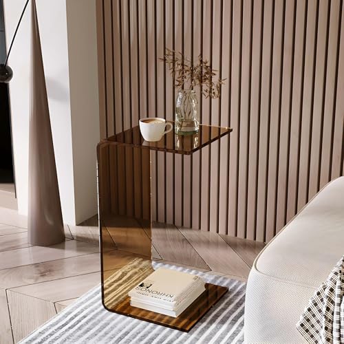 Table d'appoint acrylique transparent C table de nuit moderne table basse - 2