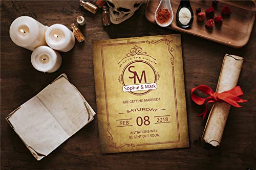 Stationery Paper - Old Fashion Aged Classic Antique & Vintage Assorted Design – Double-side Parchment Paper - Perfect for Certificate, Crafting, Invitations & other Art Projects - 8.5x11 Inches (120) - Thumbnail 6
