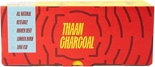 Thaan Charcoal, Chef's Choice Premium - Carbón vegetal para parrilla, estilo tronco, 5 libras
