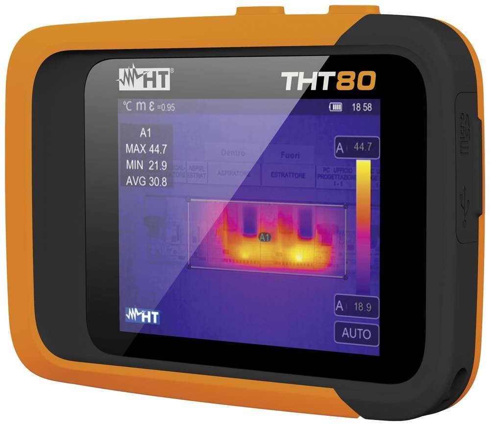 HT-Instruments THT80 Wärmebildcamera -20 do +550°C 25Hz integralna kamera cyfrowa, WiFi, Touchscr