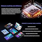 10.1'' Android 14 Tablet, Black, 10GB RAM+64GB ROM, Widevine L1, HD IPS Display, 6000mAh Battery, Dual-Band Wi-Fi, Bluetooth 5.0, 1TB Expandable Storage - Image 3