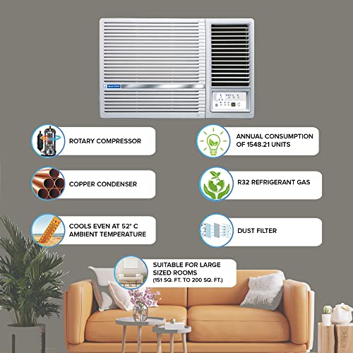 Image of Blue Star 2 ton 3 star Window AC (Copper, WFA324LL, 2022, White)