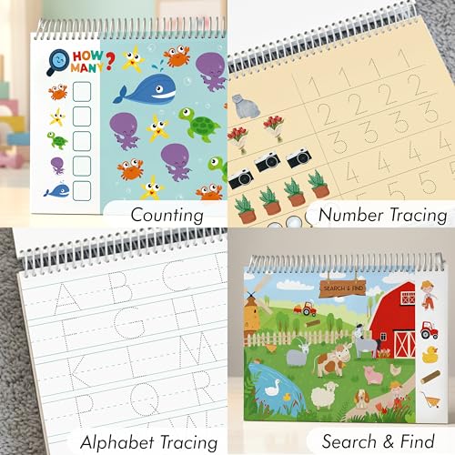 Image of Zaslan Montessori Busy Book | Toddler Busy Book for 2-5 Yrs | Activity Binder| Quiet Book| Educational Toys For 3 Year Old| Kids Learning Books 2-3 Years| Books For 2 Yrs Old | Kids Gifts