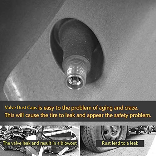 4 Pezzi Tappi Valvola Pneumatici per Suzuki Swift