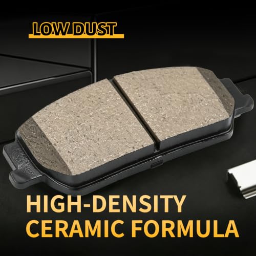 Image of Ceramic Front Brake Pads Set Compatible with 2012 Chevrolet Caprice(PPV;6 Cylinders);2008-2009 Pontiac G8(Base /GT)(D1351)