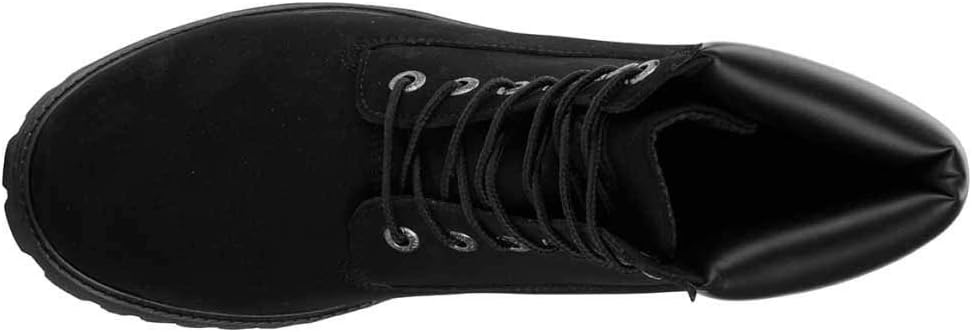 Lugz Mens Convoy Fleece Wr Lace Up Casual Boots Ankle - Black 6.5 Black