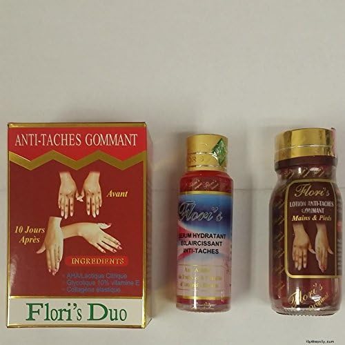 Flori's Duo Anti Taches Gommant Serum and Lotion by Flori's Duo