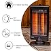Comfort Zone Oscillating Portable Space Heater, Flat Panel, Halogen, Infrared, Electric, Adjustable Tilt, Overheat Sensor, Stay-Cool, & Tip-Over Switch, Ideal for Home, Bedroom, & Office, 800W, CZHTV9