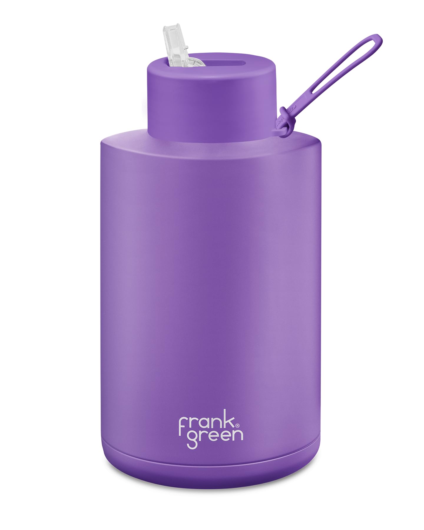 frank green Reusable Water Bottle with Straw Lid, Ceramic Insulated Water  Bottles with Triple Wall Vacuum, Leak-Resistant Drinks Bottle  Cosmic  Purple, 68oz/2 Litre - BigaMart