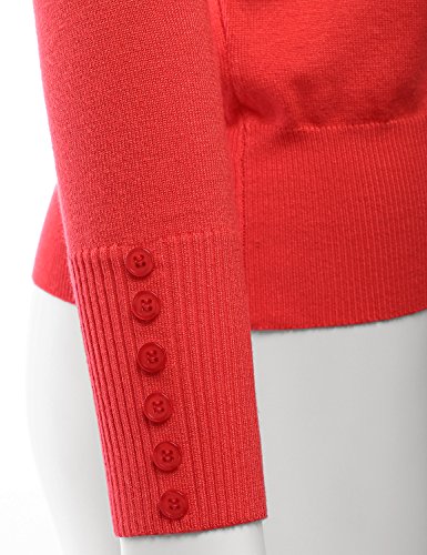 Image of LALABEE Women's V-Neck Long Sleeve Button Down Sweater Cardigan Soft Knit(S-XXL)