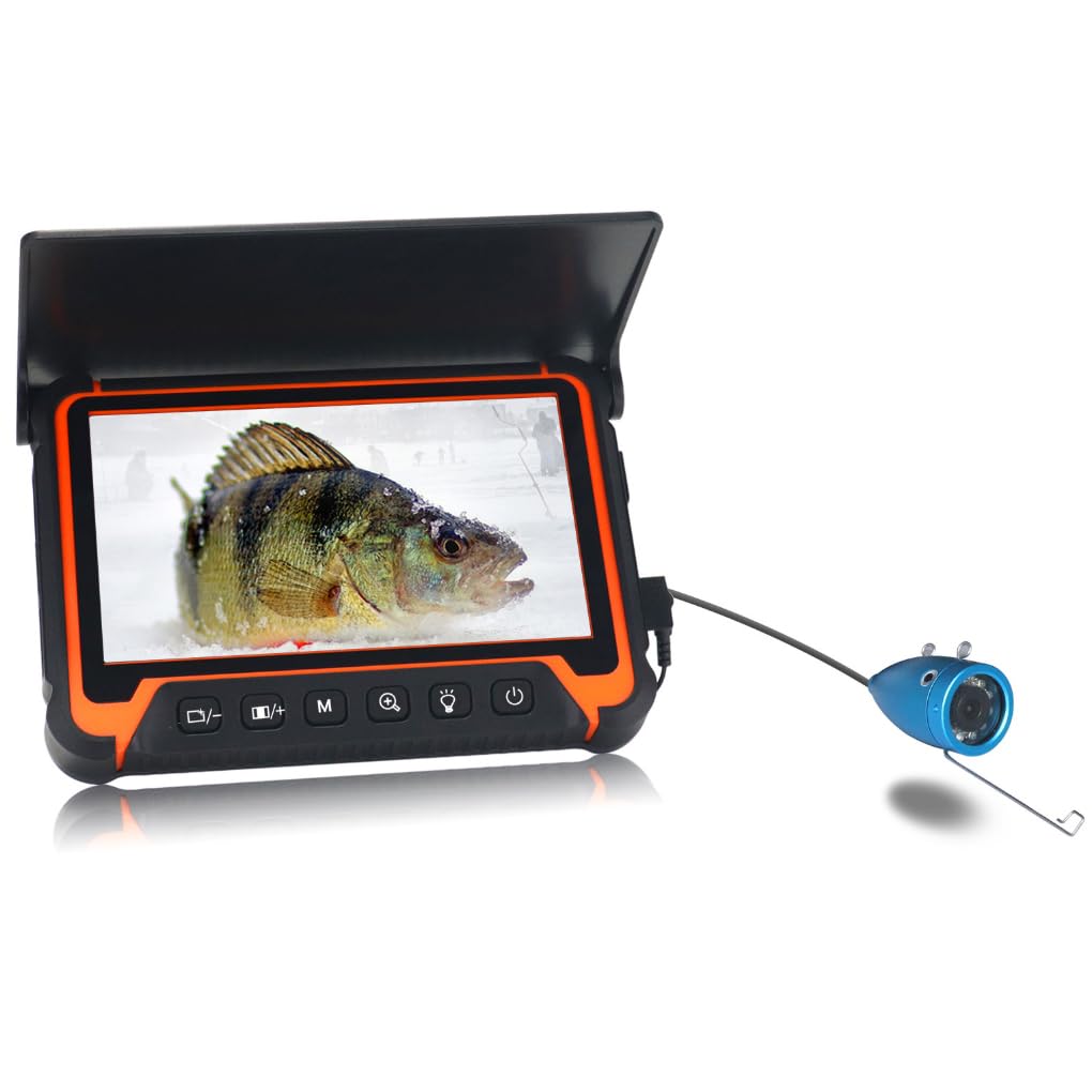 mophrati Memories Underwater with 7 Inch Underwater Fishing Camera Offering Image and Durability Constructed Robust Metal Fishing Camera / 7 Inch, 15M