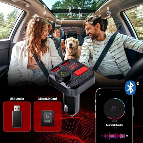 Image of Monster Bluetooth FM Transmitter with 3.4 Amp USB Charging Ports
