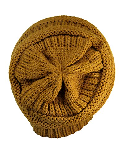 Image of Cambridge Select Thick Slouchy Knit Oversized Beanie Cap Hat