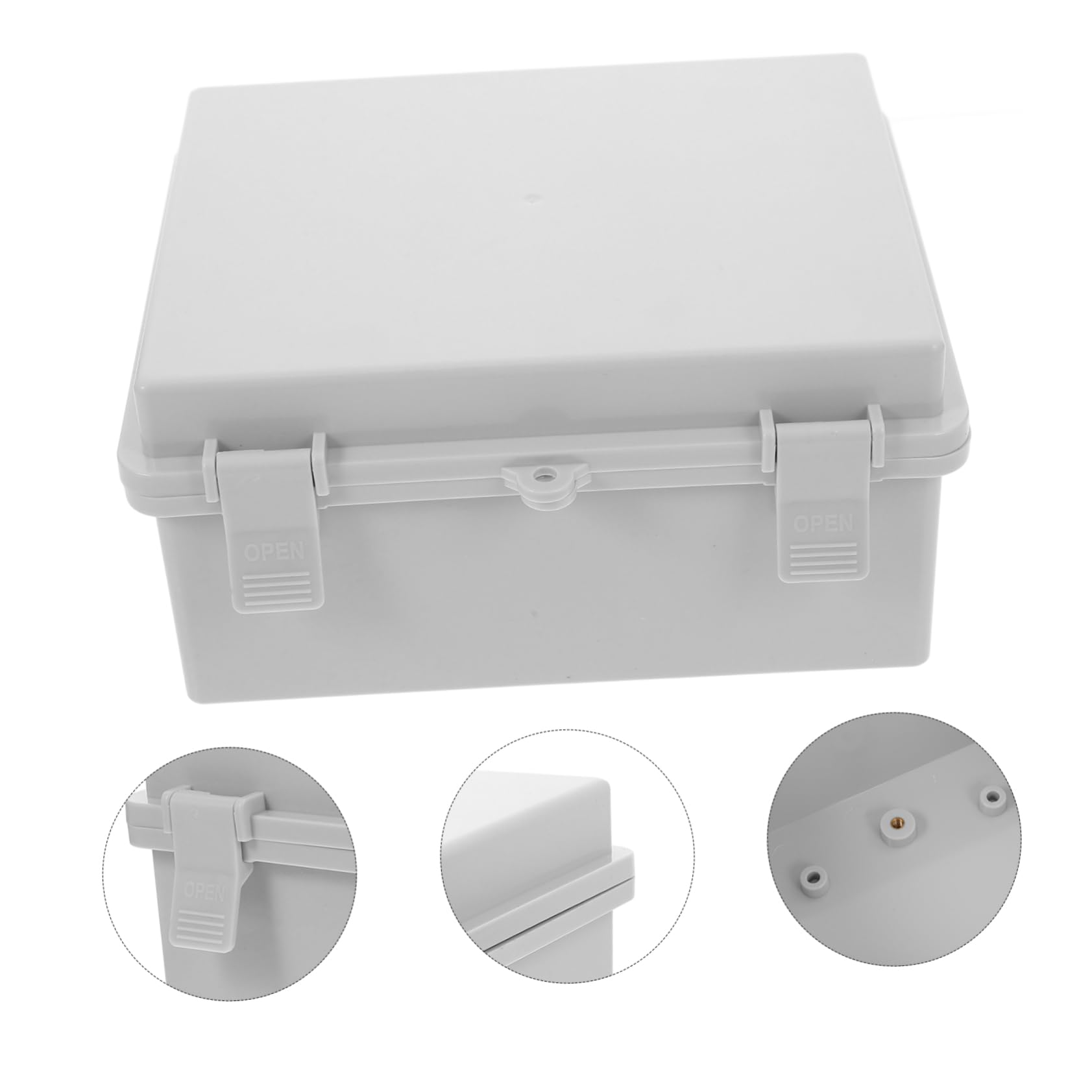 Alipis 2 Stück Wetterfeste Abzweigdose Teilig Robuste Elektrische Anschlussbox aus Abs für Outdoor Anwendungen und Sichere Kabelverbindung für Diy Projekte