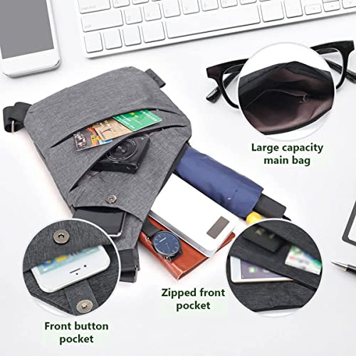 Anti Theft Crossbody Bags for Women, 2025 New Anti-Theft Travel Bag, Shoulder Bag Anti-theft Design for Travel, Sport (Blue - Right Shoulder)3