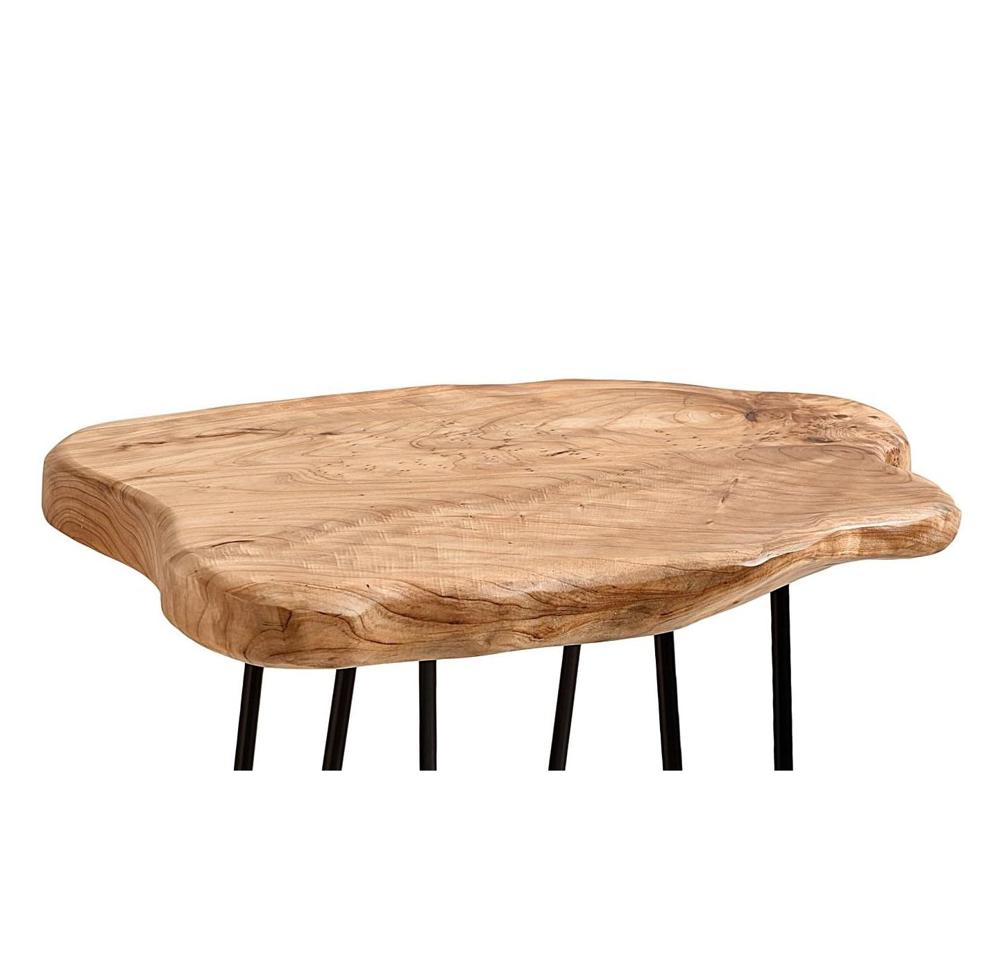 Amazon.com: WELLAND Live Edge Cedar End Table, Unique Desktop Side