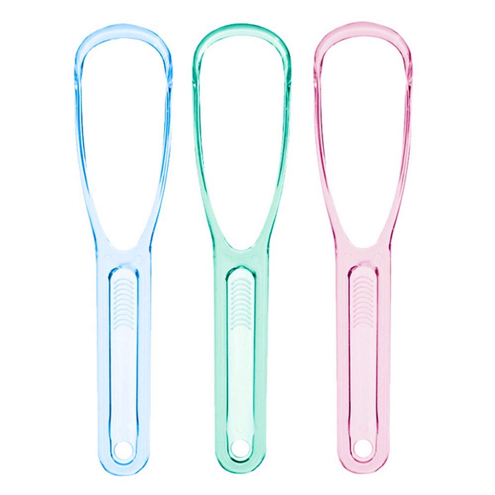 BUCKLE UP Dental Care Tongue Scraper-Blue-Set Of 2-image-12